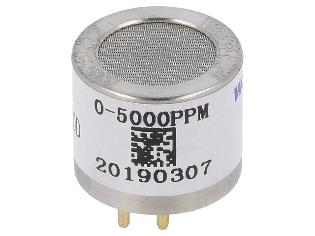 Sensor: gas; kooldioxide (CO2); Bereik: 0÷5000ppm; Interface: UART Sensor: gas; kooldioxide (CO2); Bereik: 0÷5000ppm; Interface: UART